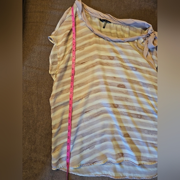 Daisy Fuentes Short Sleeve Round Neck Flowy Top Size XL - Picture 9 of 12